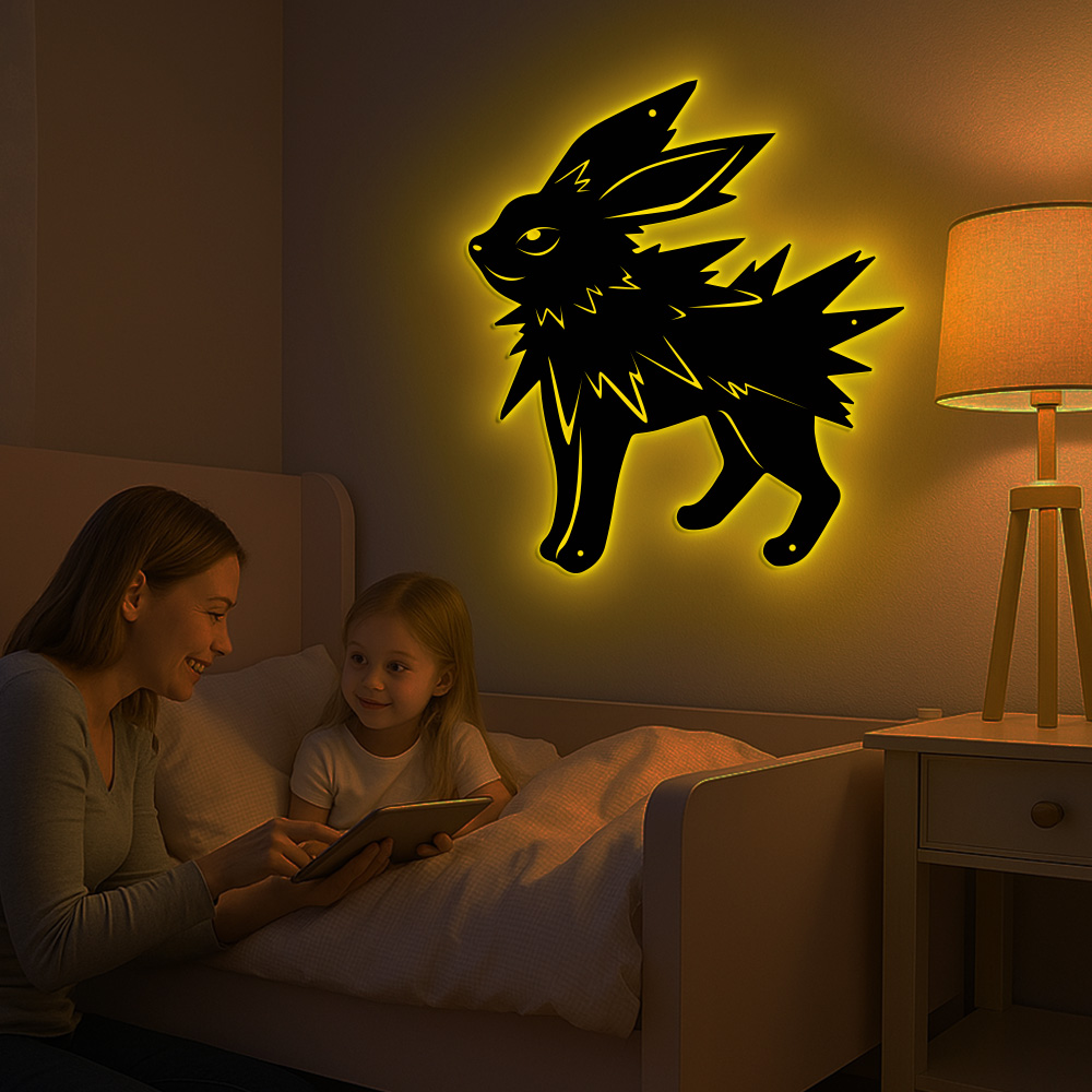 Jolteon Pokemon Metal Sign
