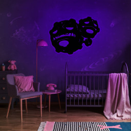 Pokemon Weezing Metal Signs