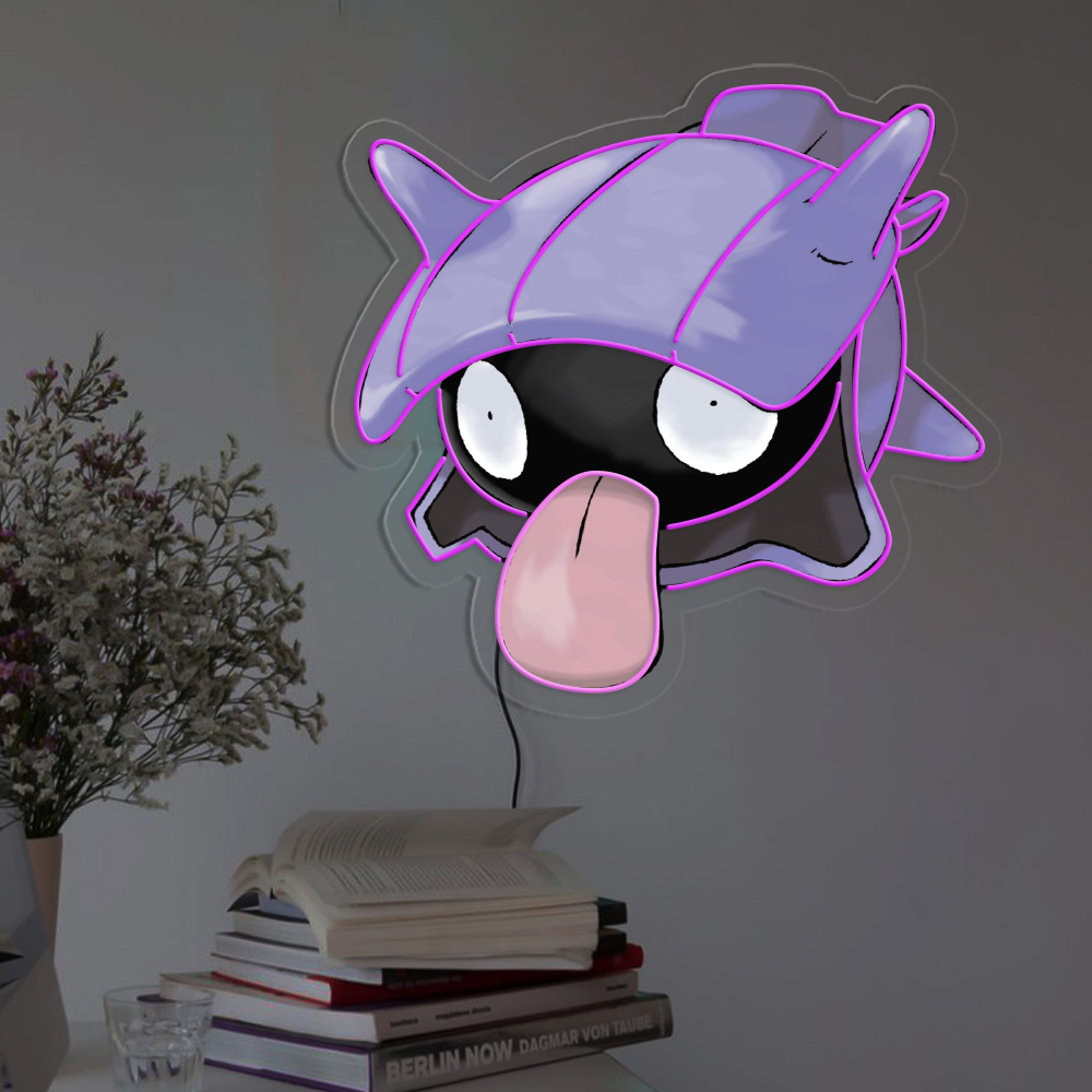 Shellder Pokemon UV Sign