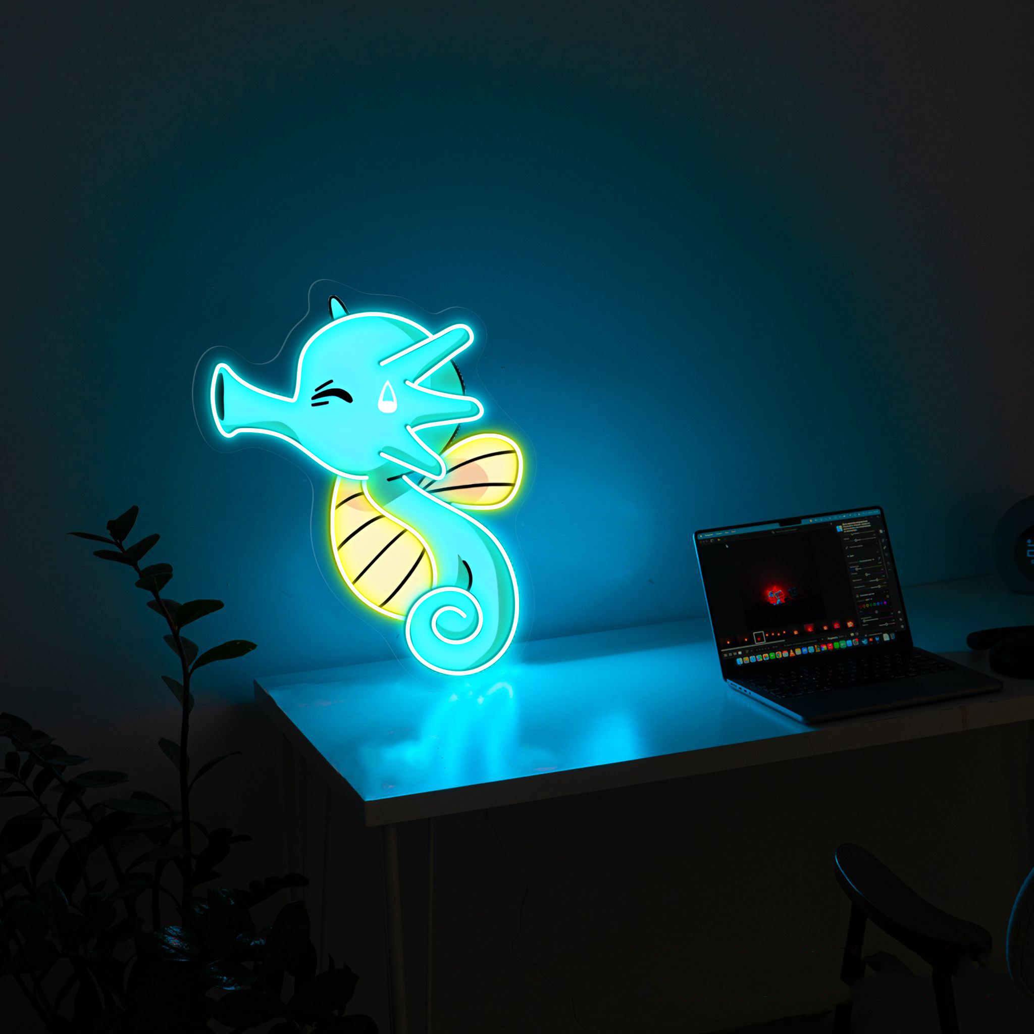 Pokemon Horsea UV Signs