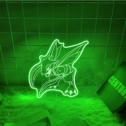 Scyther Pokemon Laser Sign