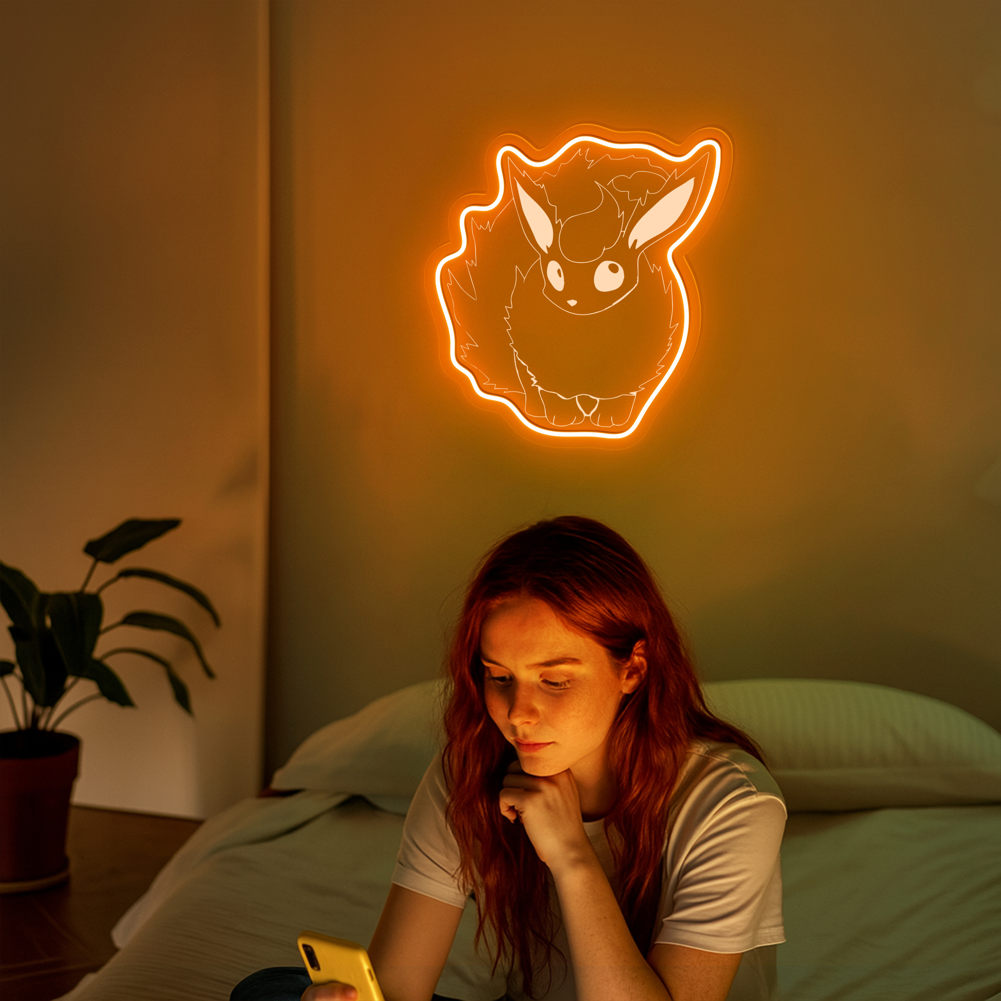 Flareon Pokemon Laser Sign