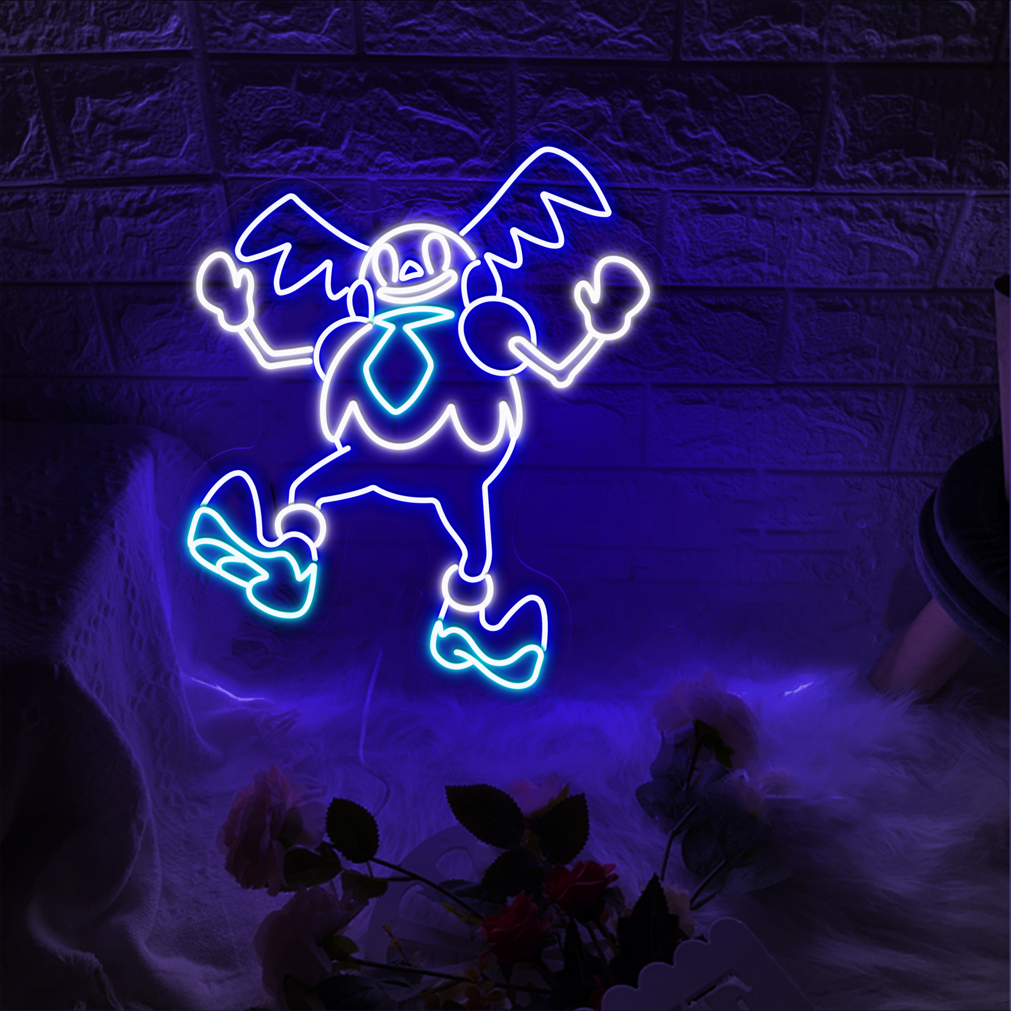 Mr. Mime Pokemon Neon Sign
