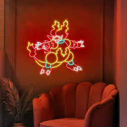 Pokemon Magmar Neon Signs