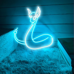 Dratini Pokemon Neon Signs