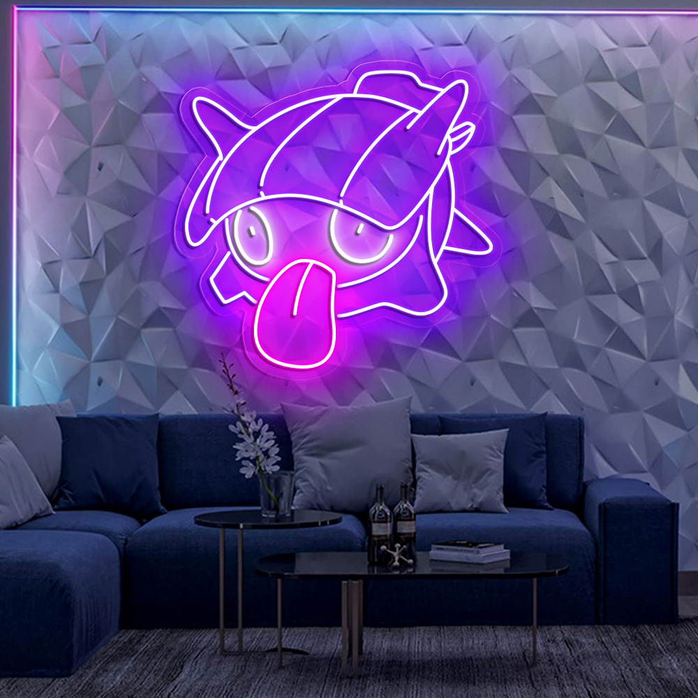 Shellder Pokemon Neon Sign