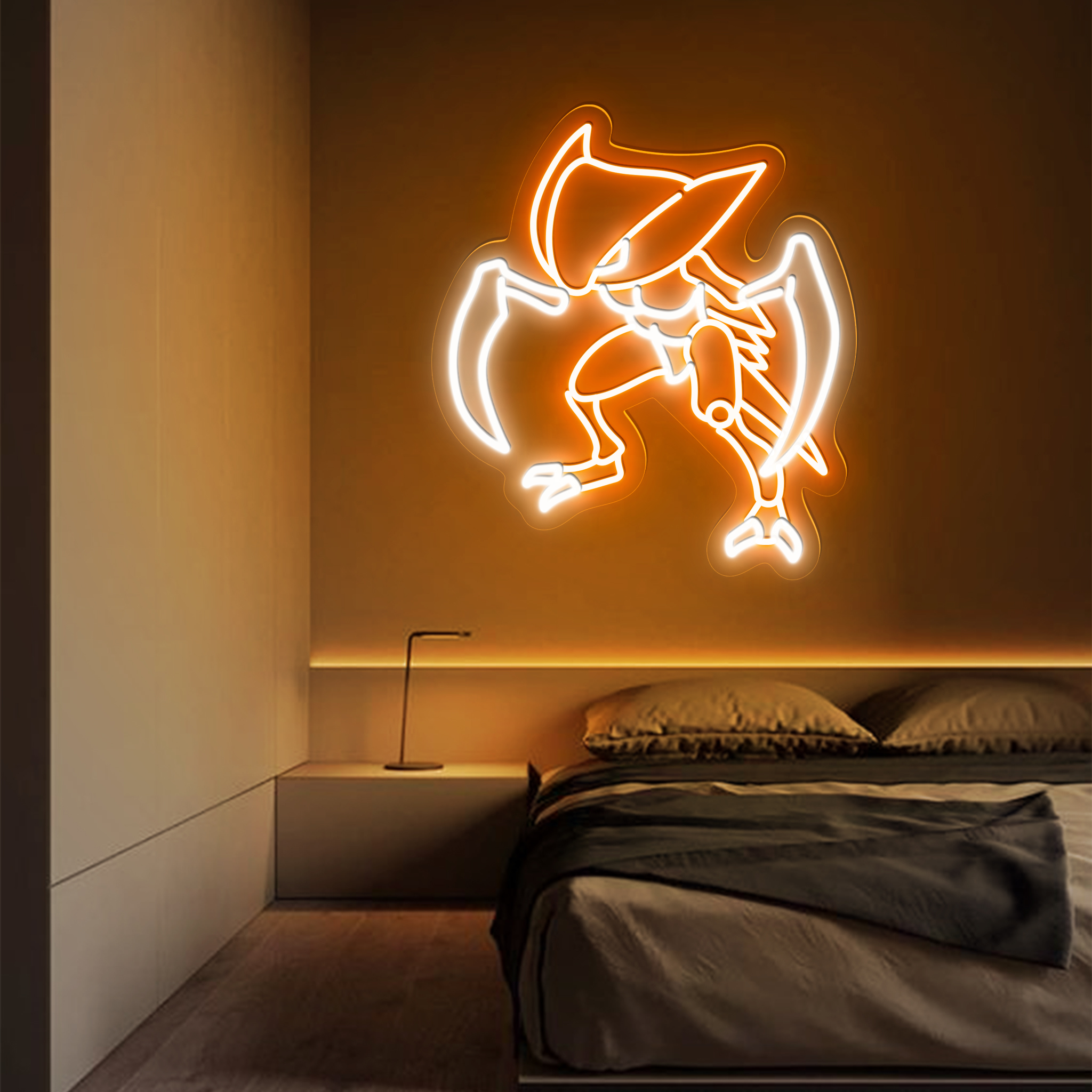 Kabutops Pokemon Neon Sign