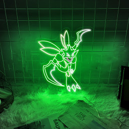 Pokemon Scyther Neon Sign