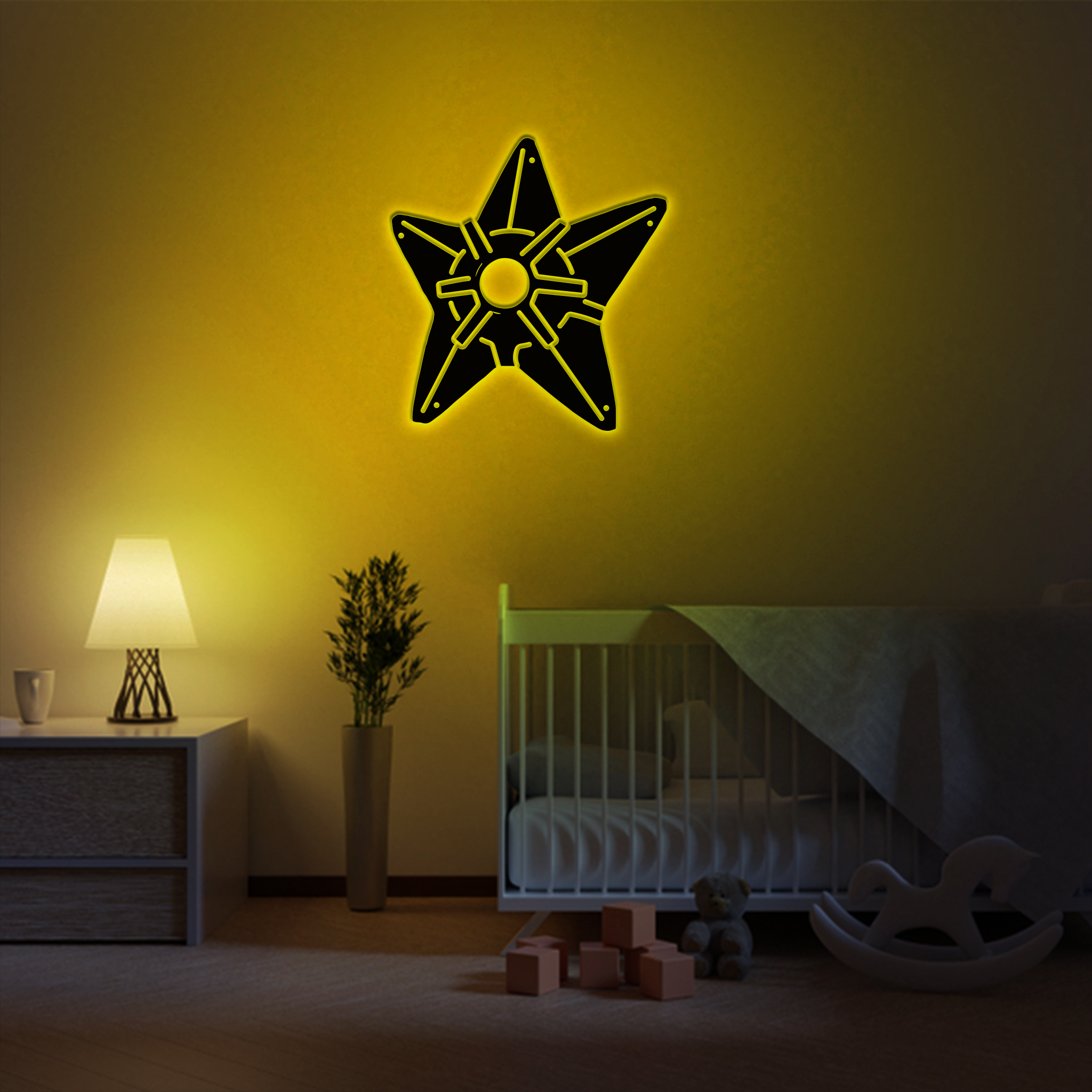 Pokemon Staryu Metal Sign