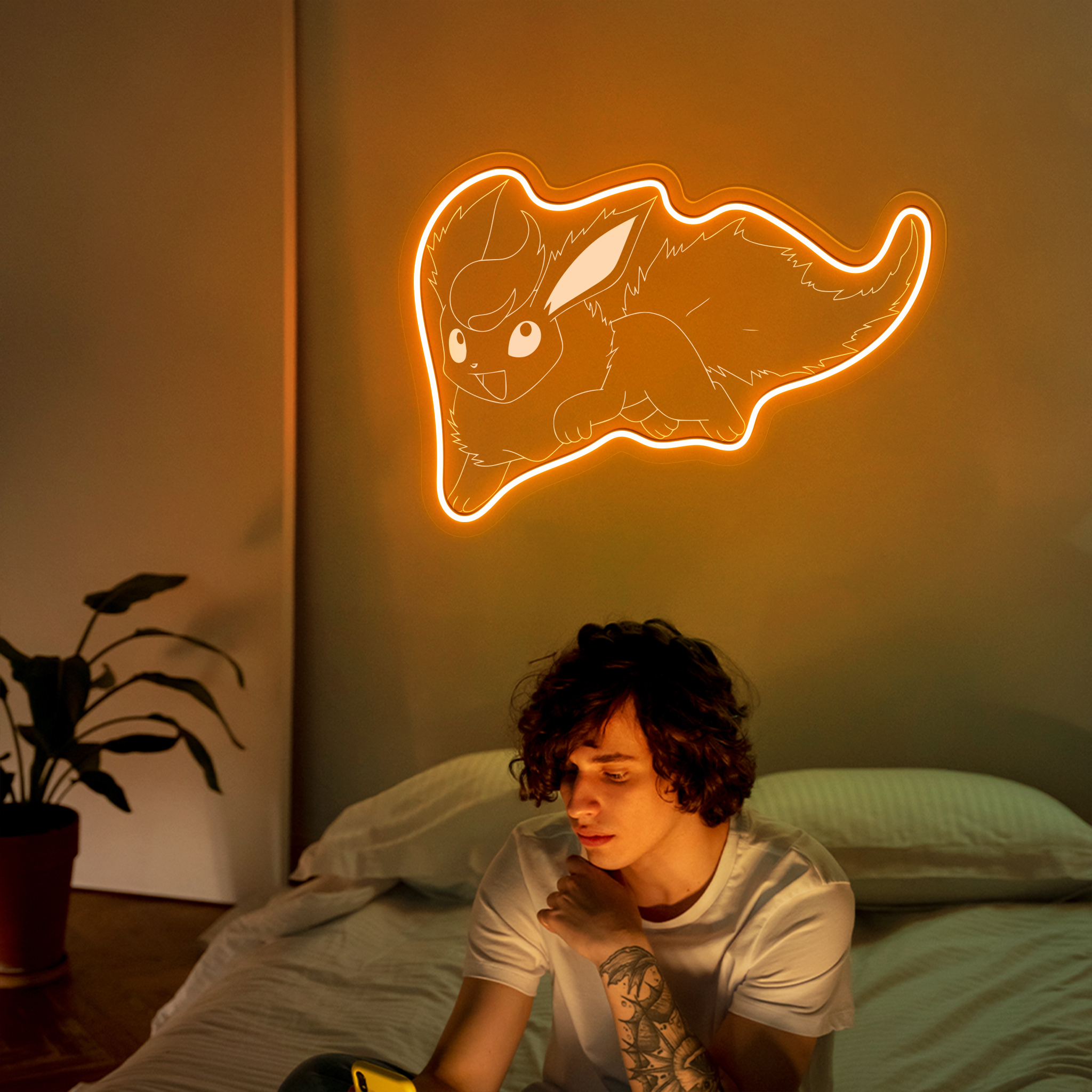 Pokemon Flareon Laser Sign