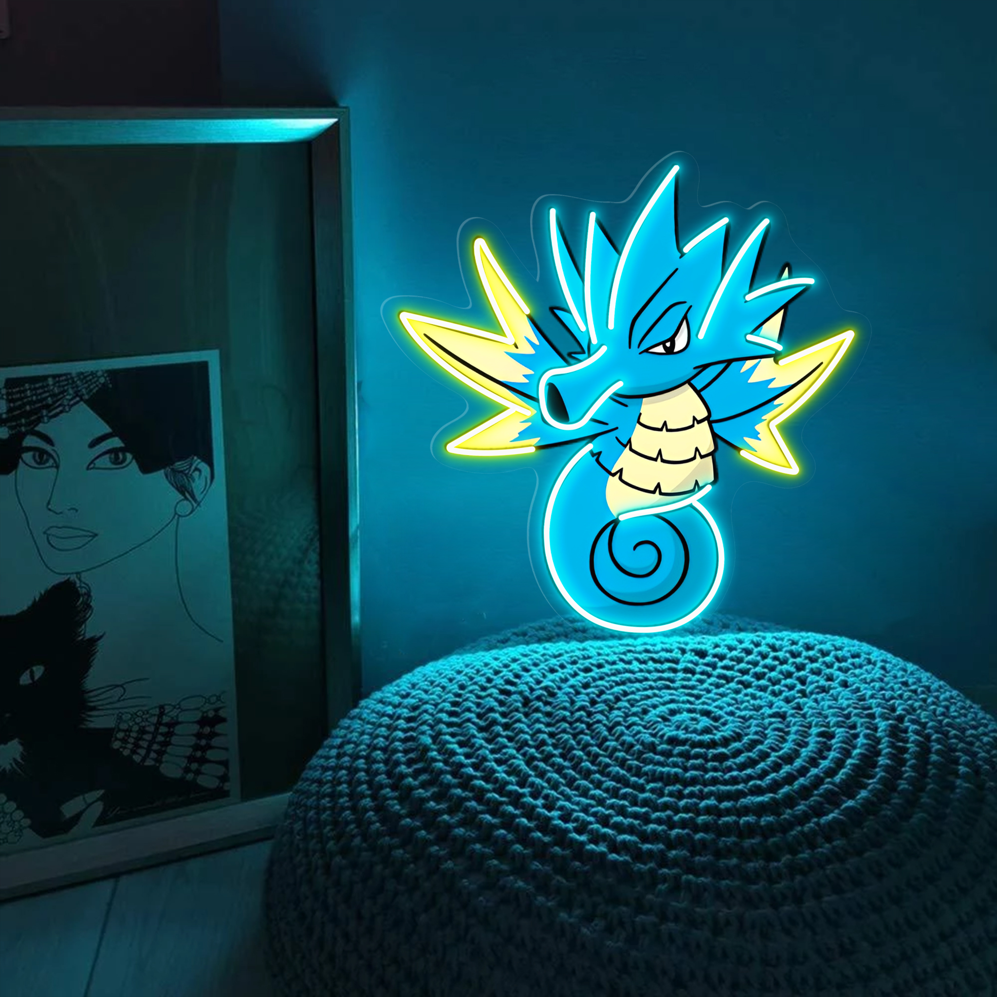 Pokemon Seadra UV Sign