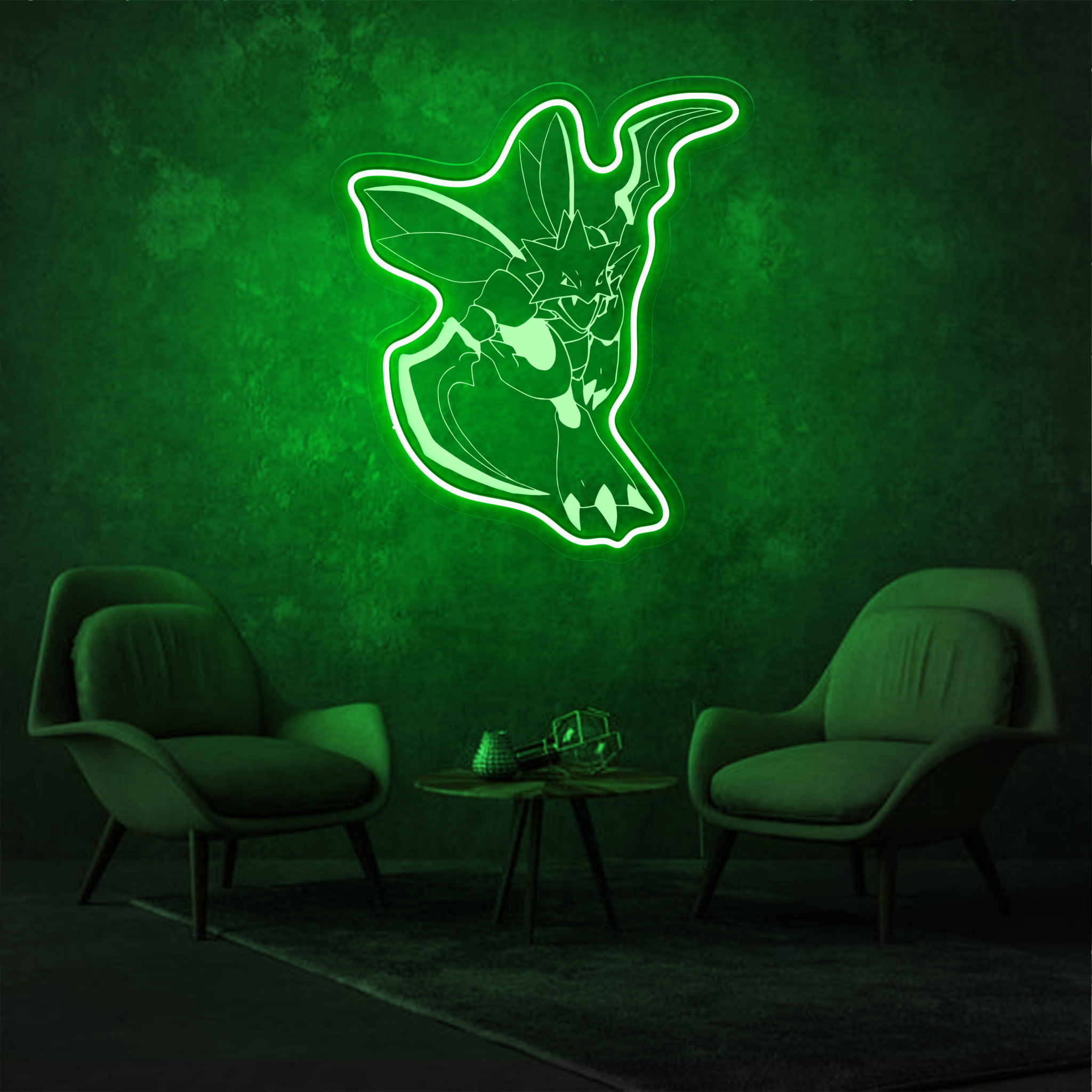 Pokemon Scyther Laser Sign