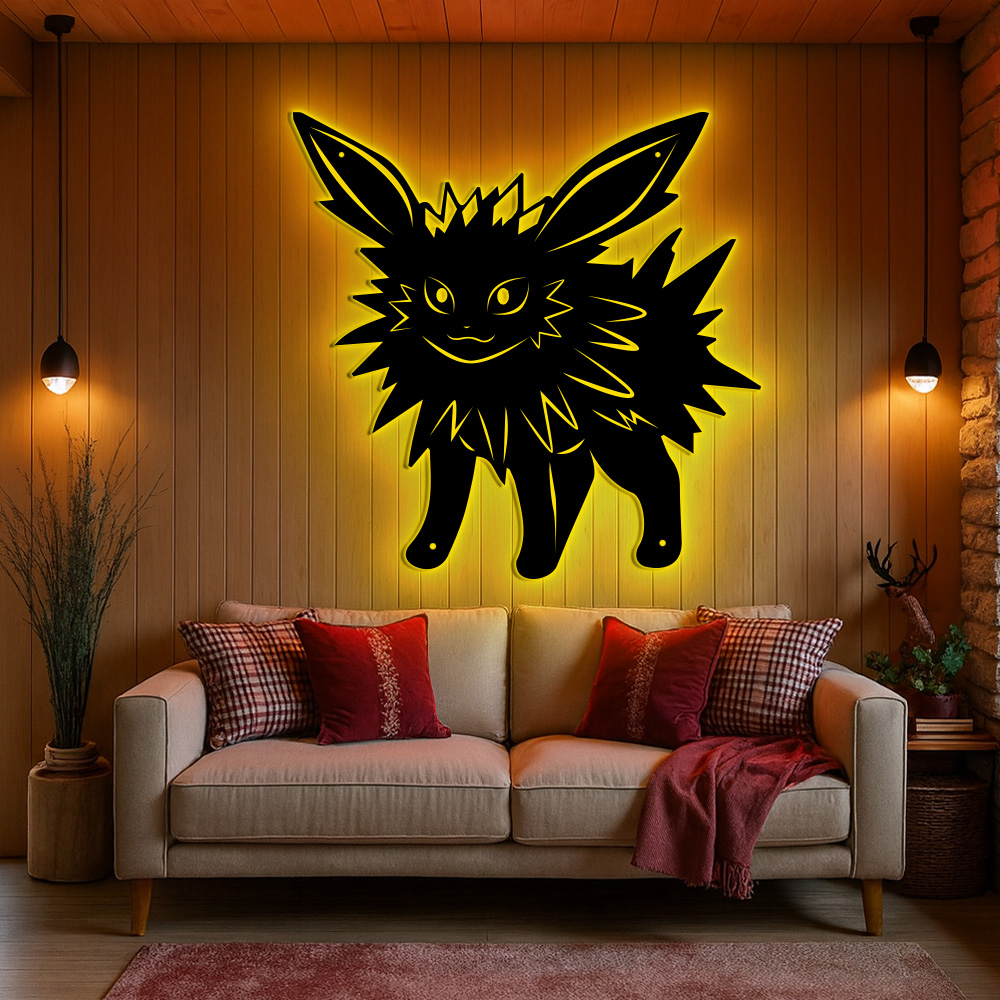 Jolteon Pokemon Metal Signs