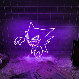 Haunter Pokemon Neon Sign