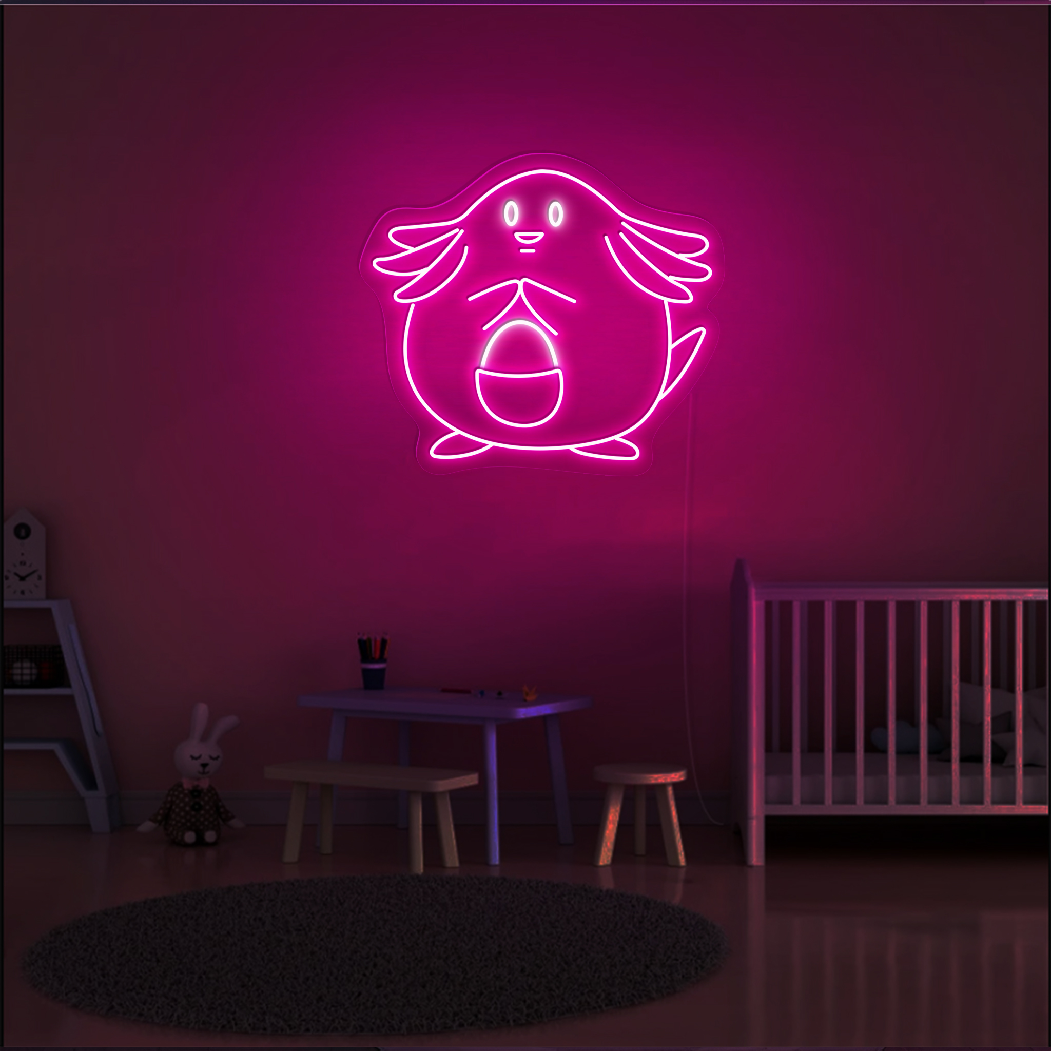 Pokemon Chansey Neon Sign