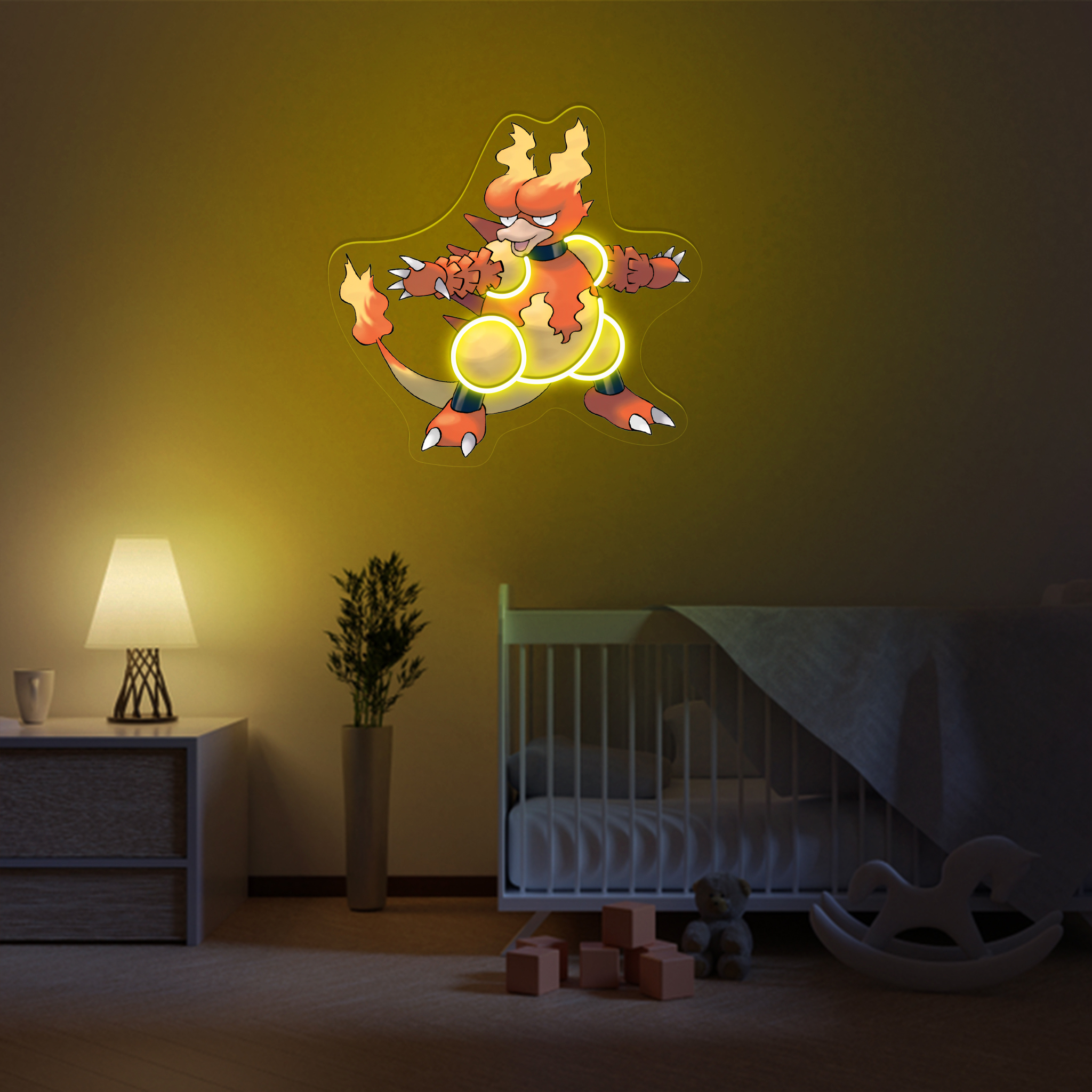 Pokemon Magmar UV Signs