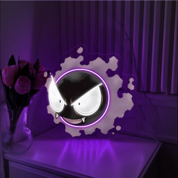 Gastly Pokemon UV Sign