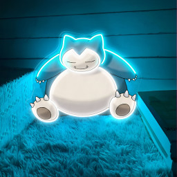 Snorlax Pokemon UV Sign