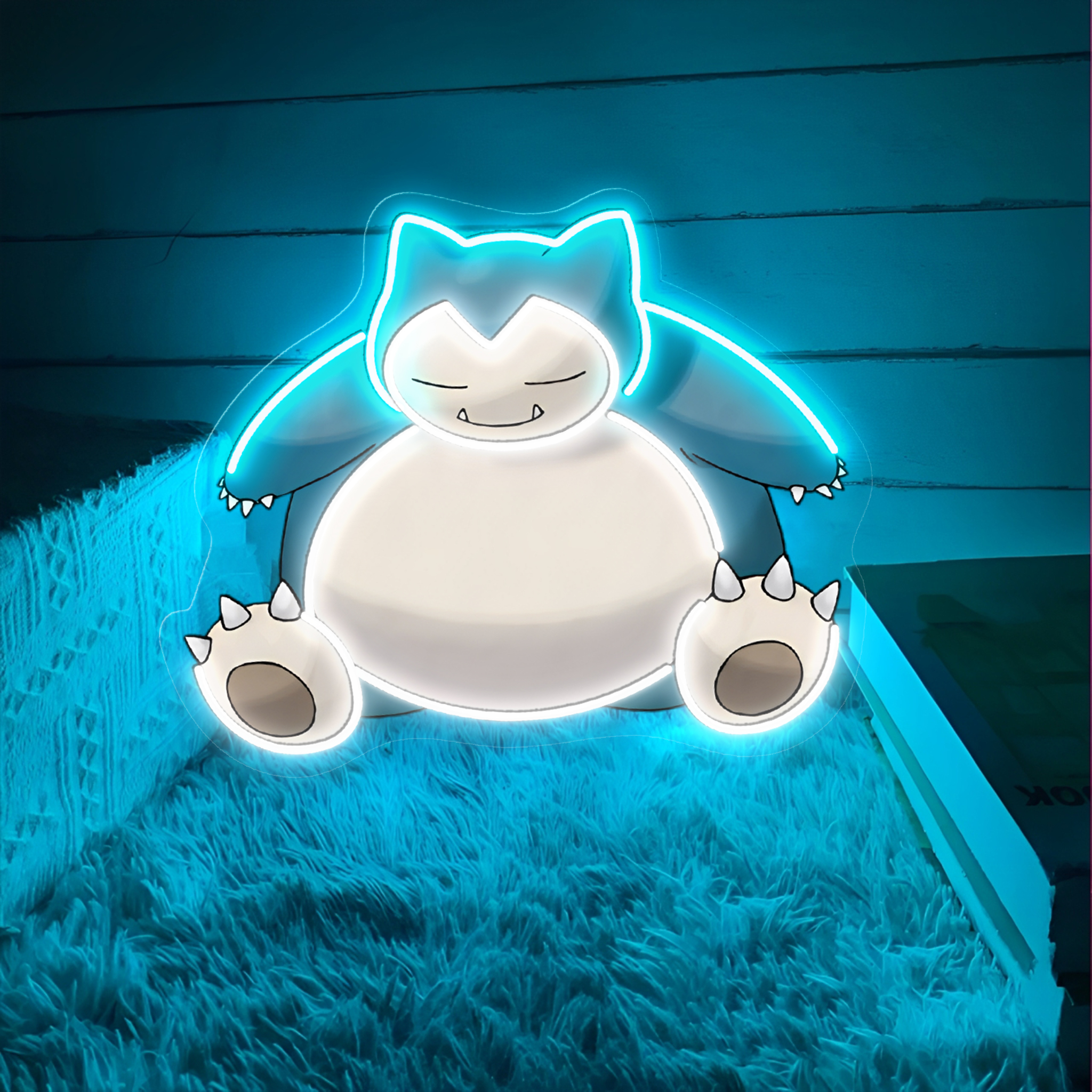 Snorlax Pokemon UV Sign