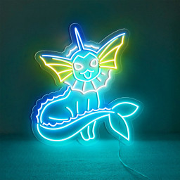 Vaporeon Pokemon Neon Signs
