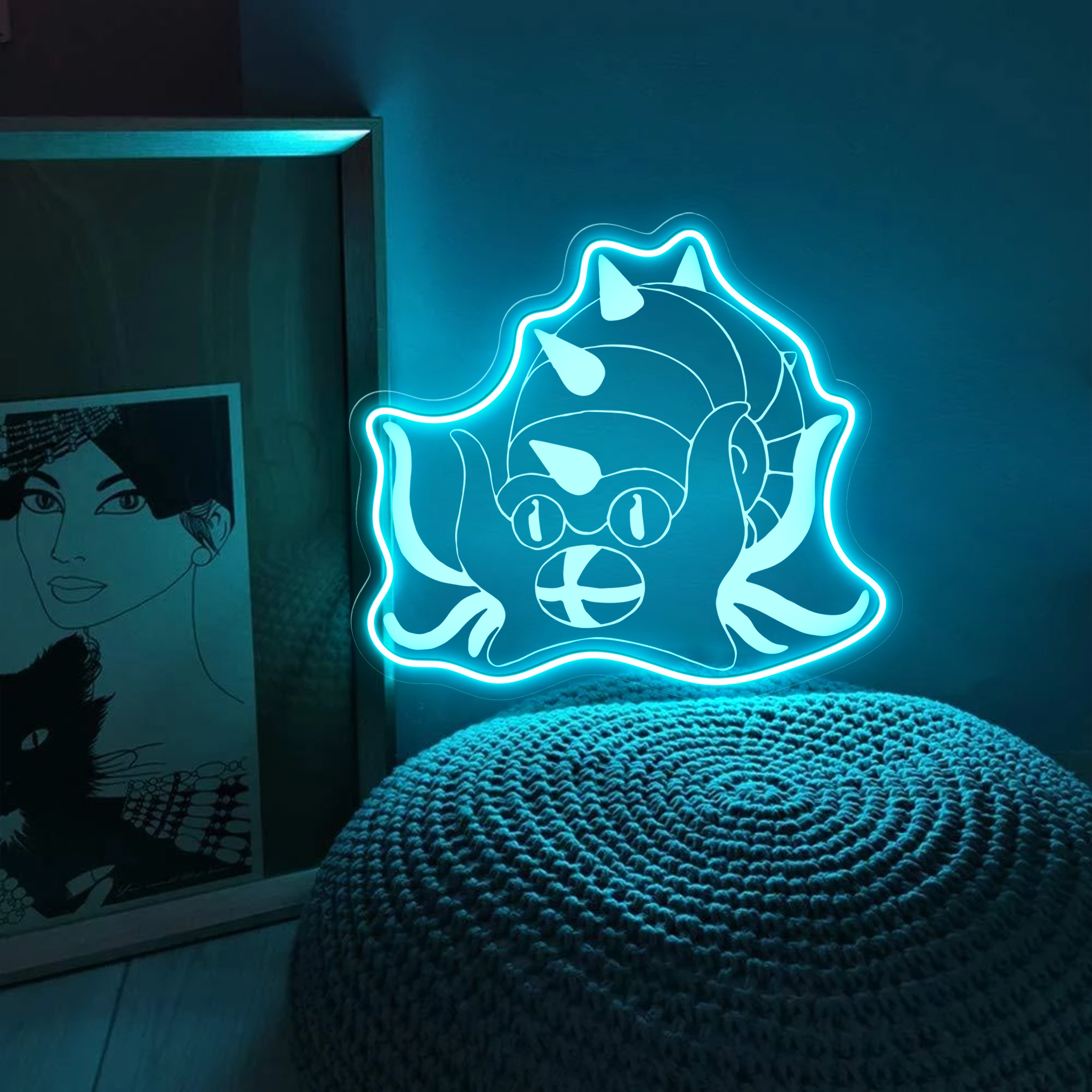 Omastar Pokemon Laser Sign