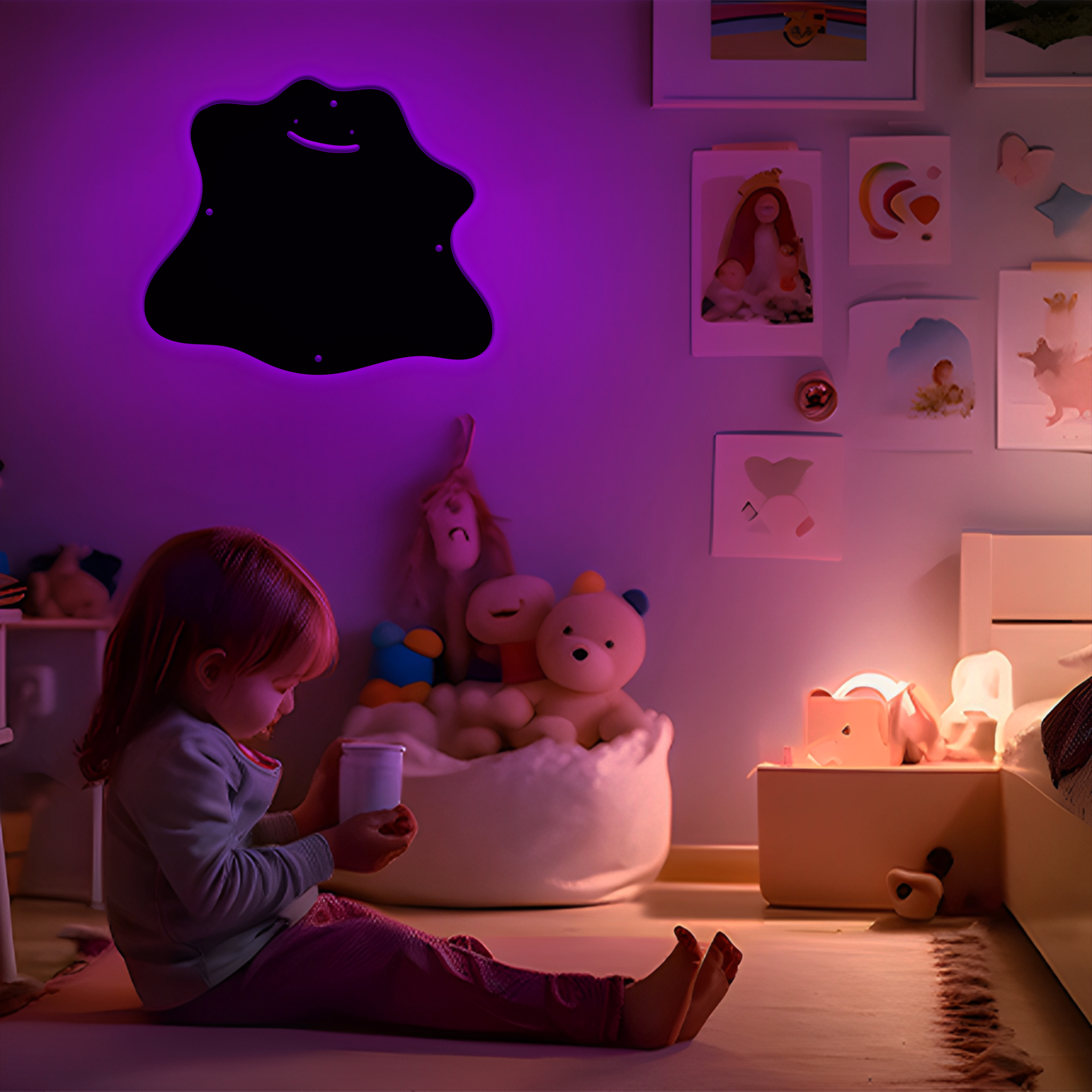 Pokemon Ditto Metal Sign