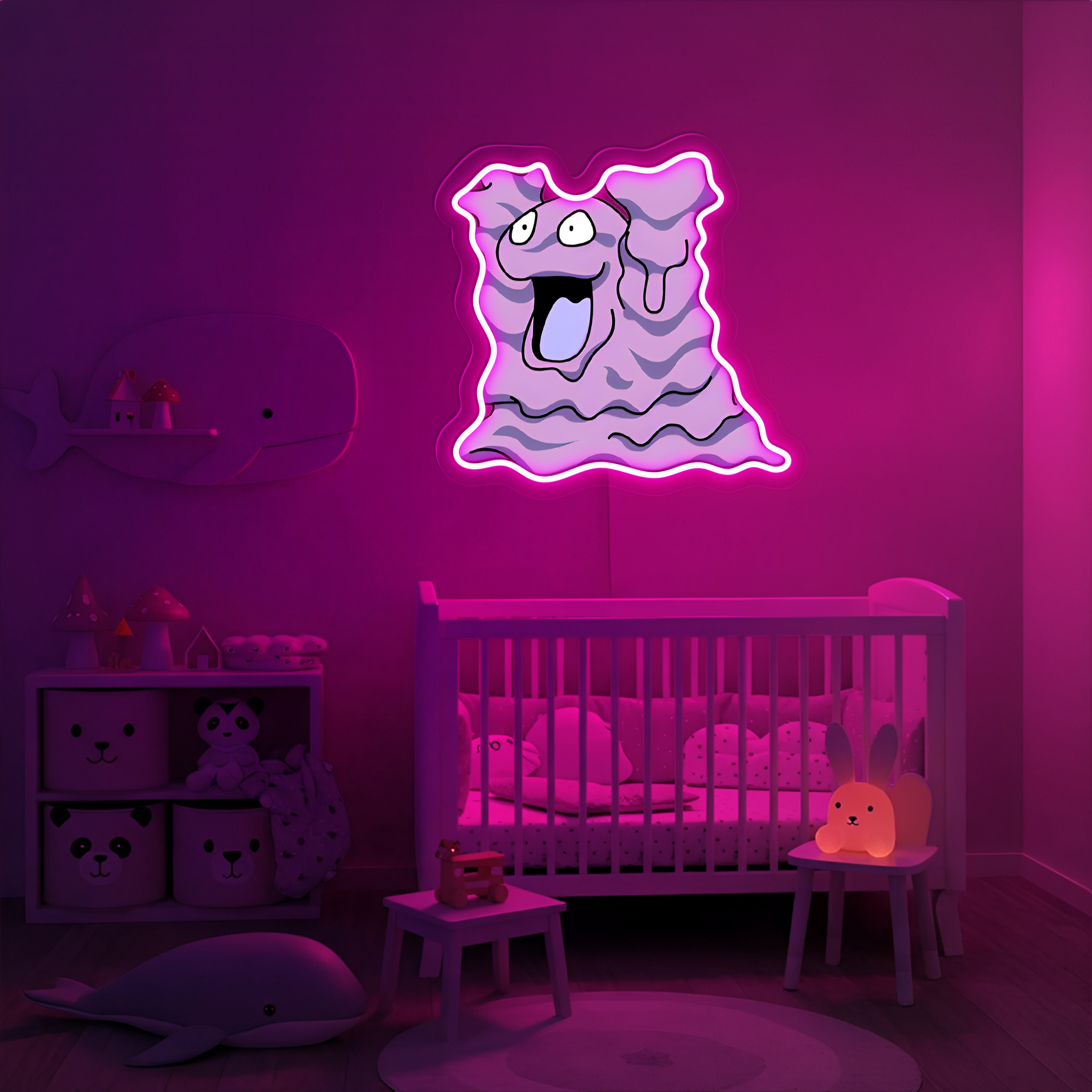 Grimer Pokemon UV Sign