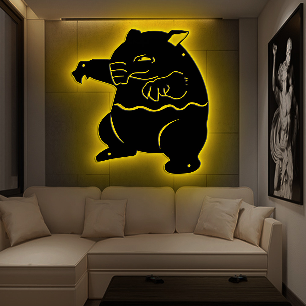 Pokemon Drowzee Metal Sign