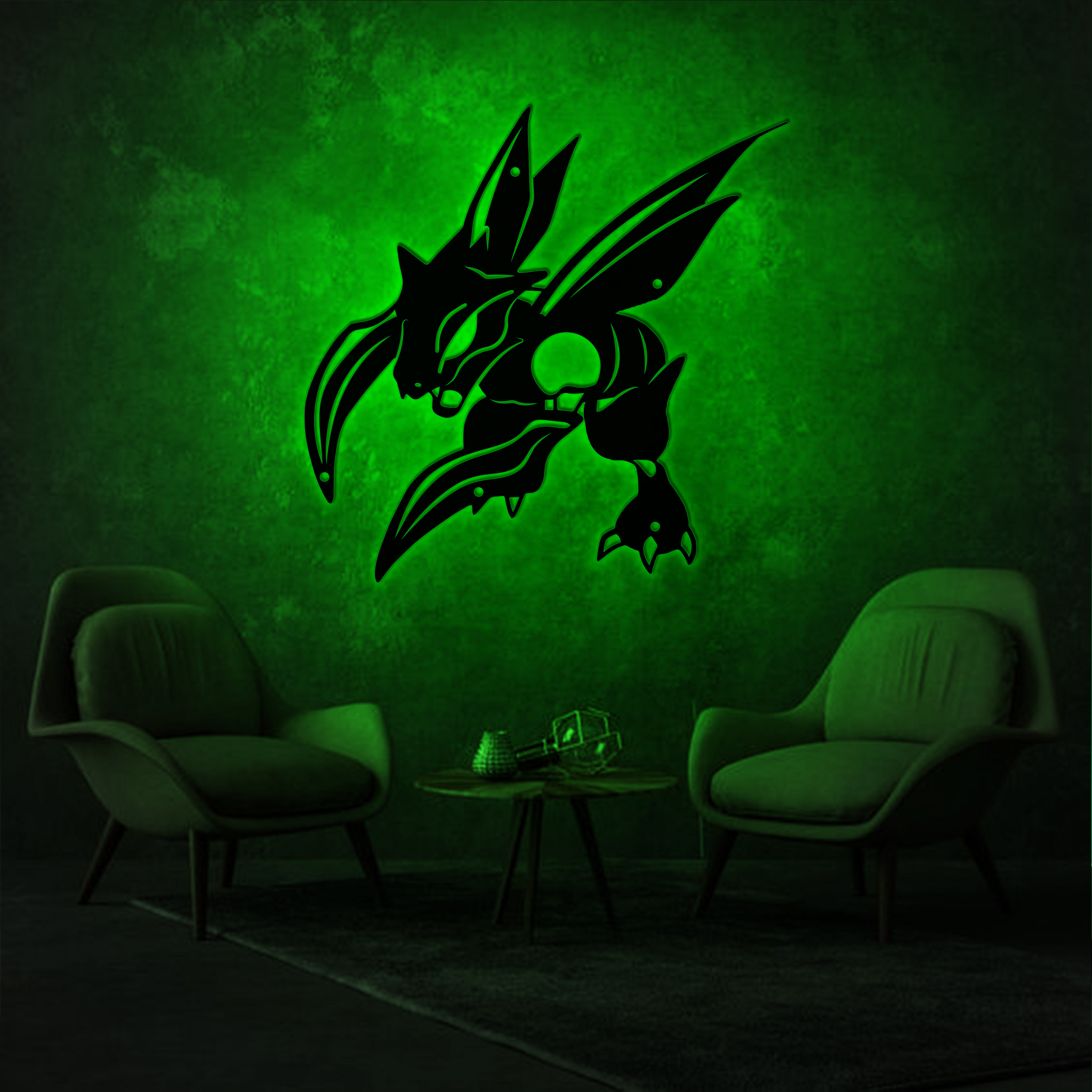 Scyther Pokemon Metal Sign