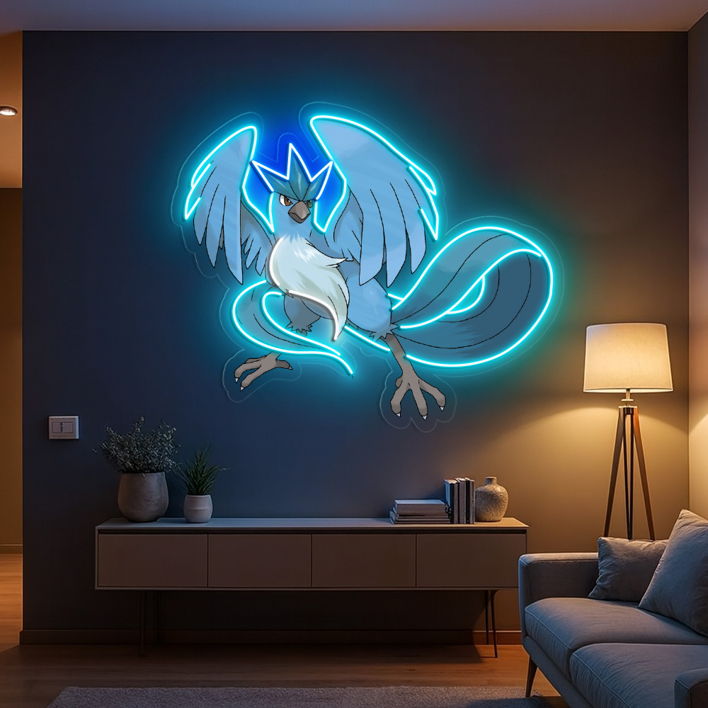 Articuno Pokemon UV Sign