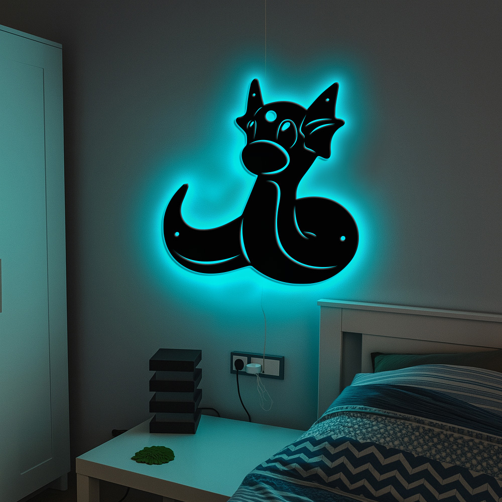 Dratini Pokemon Metal Sign