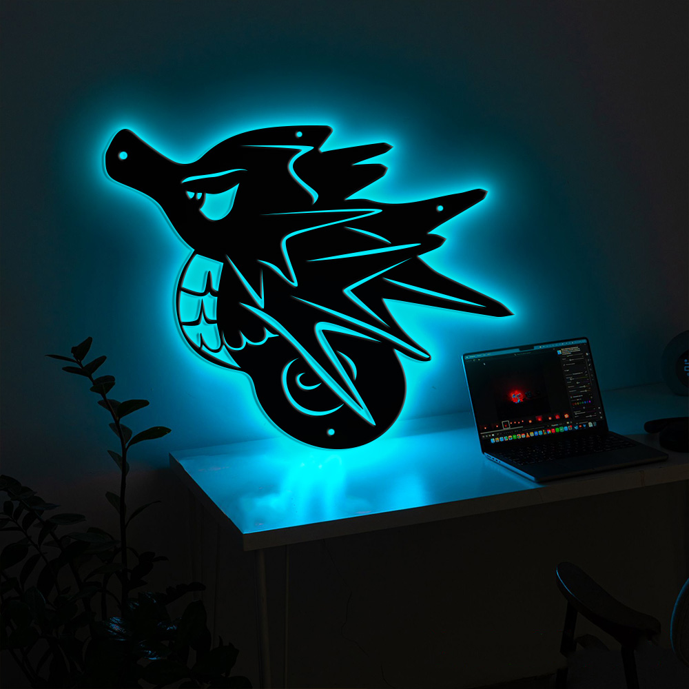 Seadra Pokemon Metal Sign