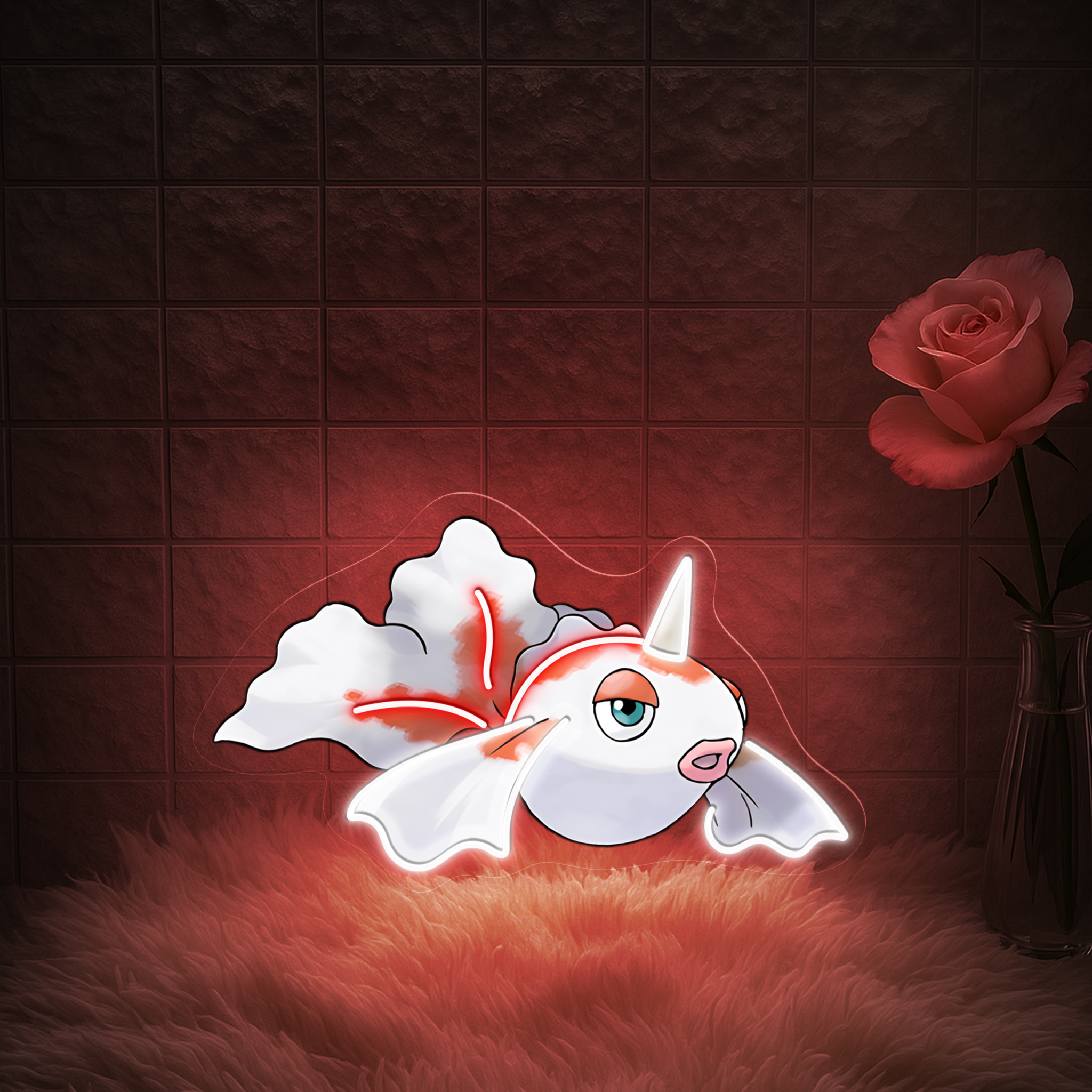 Pokemon Goldeen UV Sign