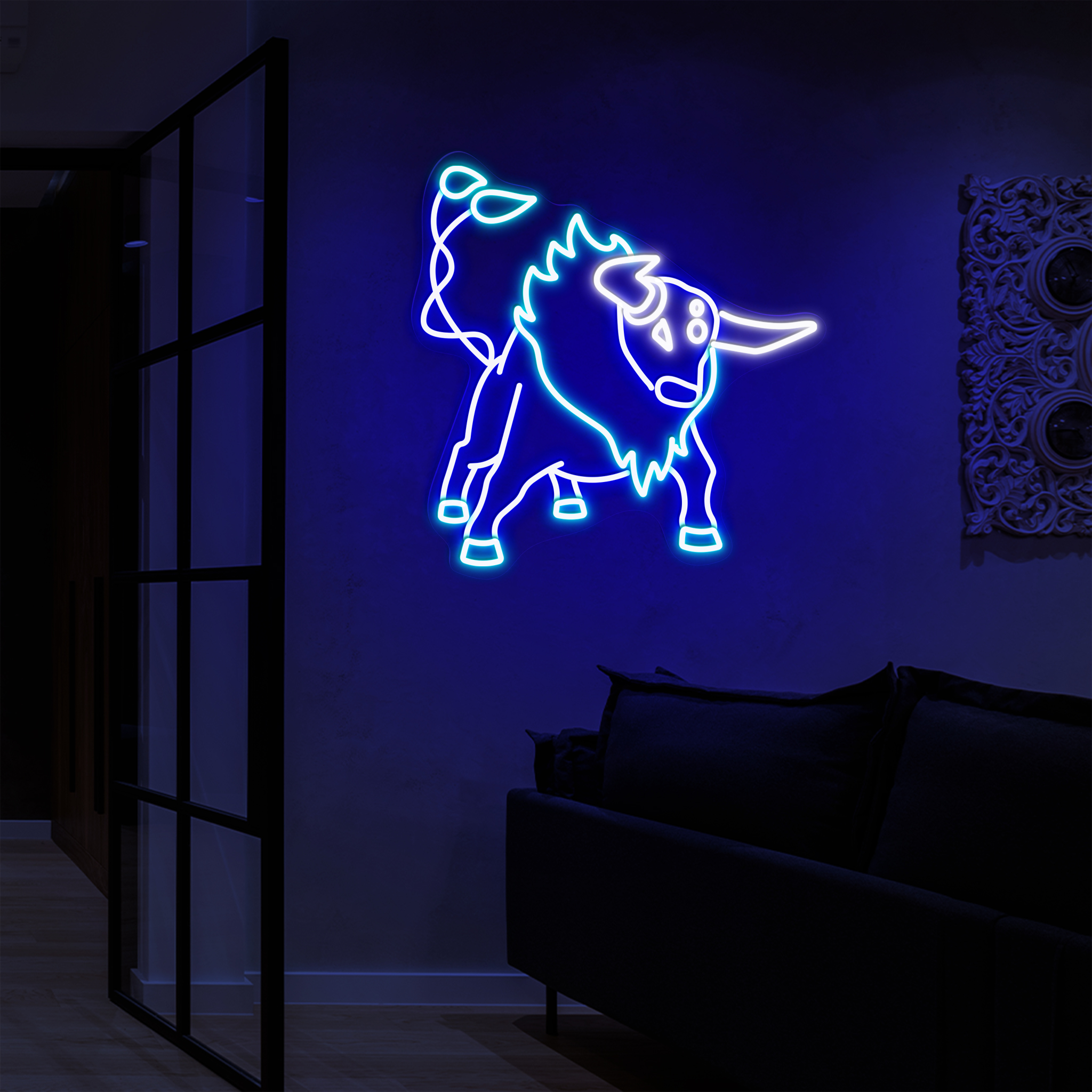Pokemon Tauros Neon Signs