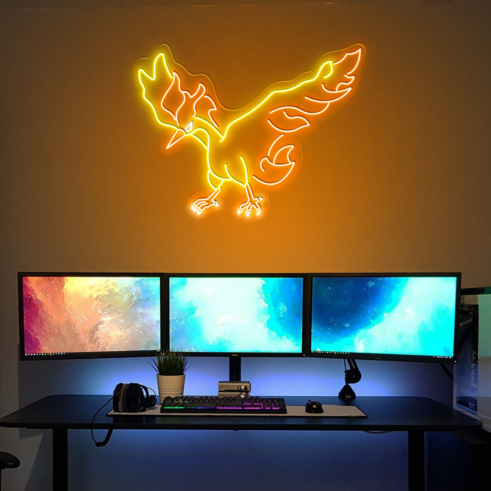 Moltres Pokemon Neon Signs