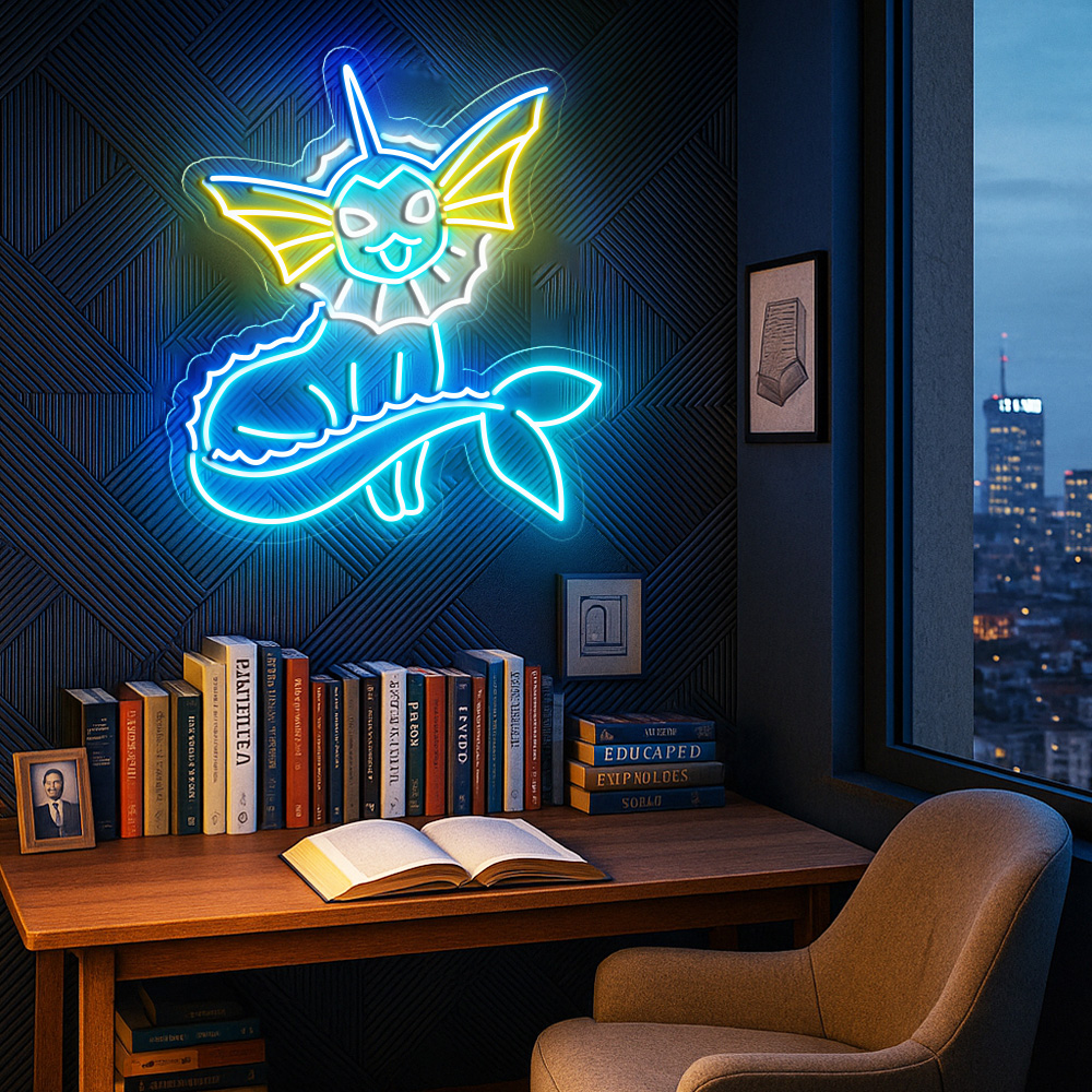 Vaporeon Pokemon Neon Signs