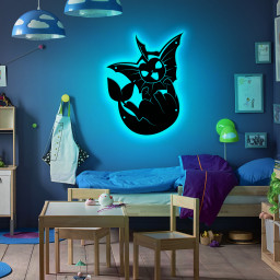Vaporeon Pokemon Metal Sign
