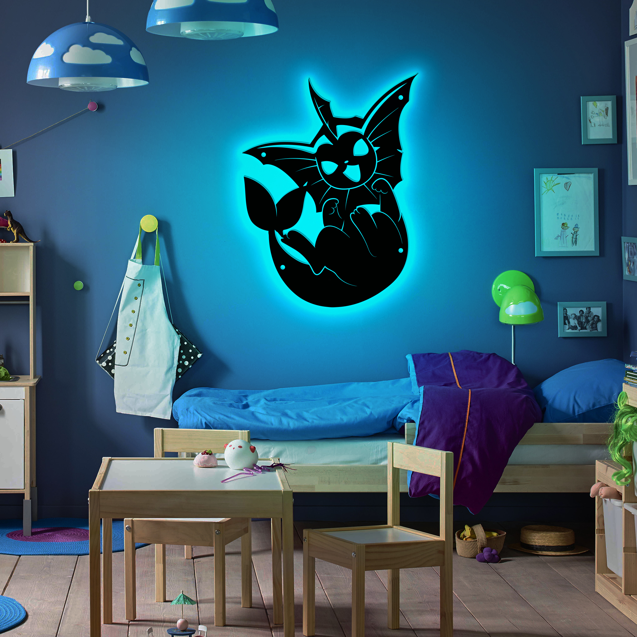 Vaporeon Pokemon Metal Sign