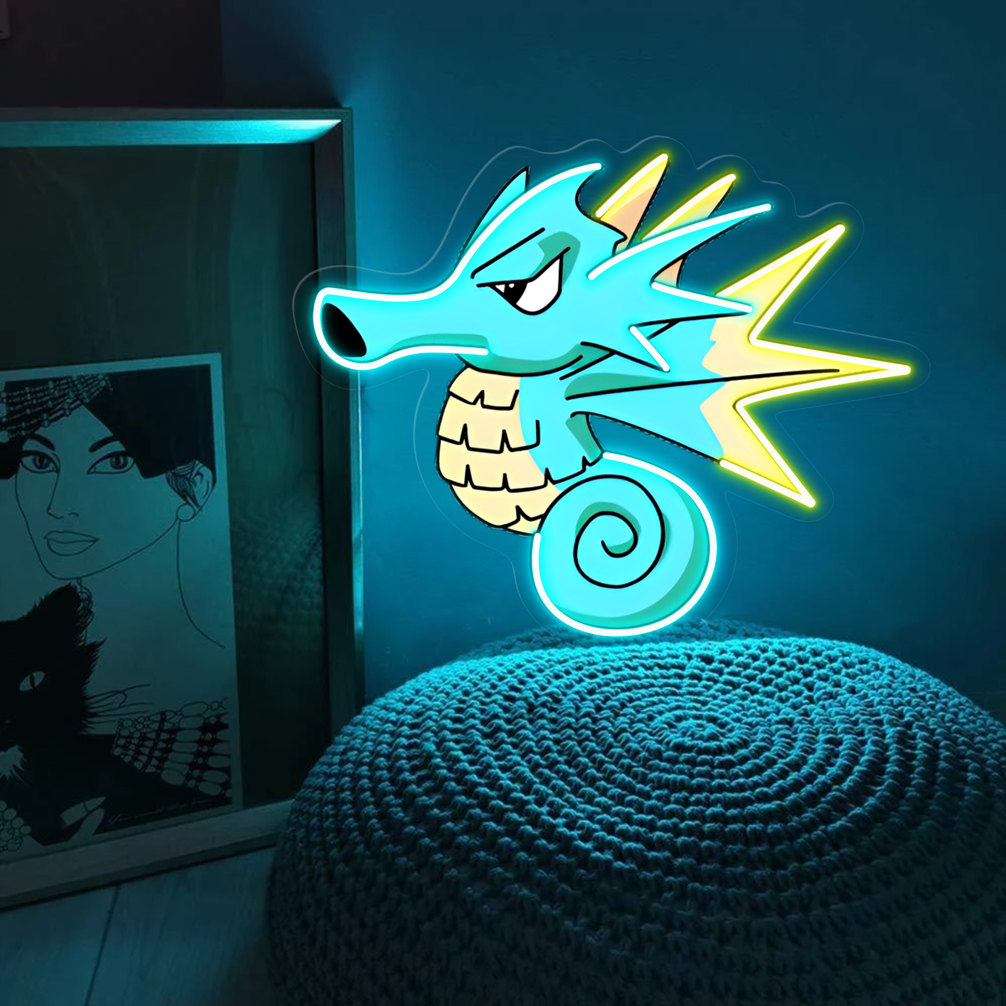 Pokemon Seadra UV Signs