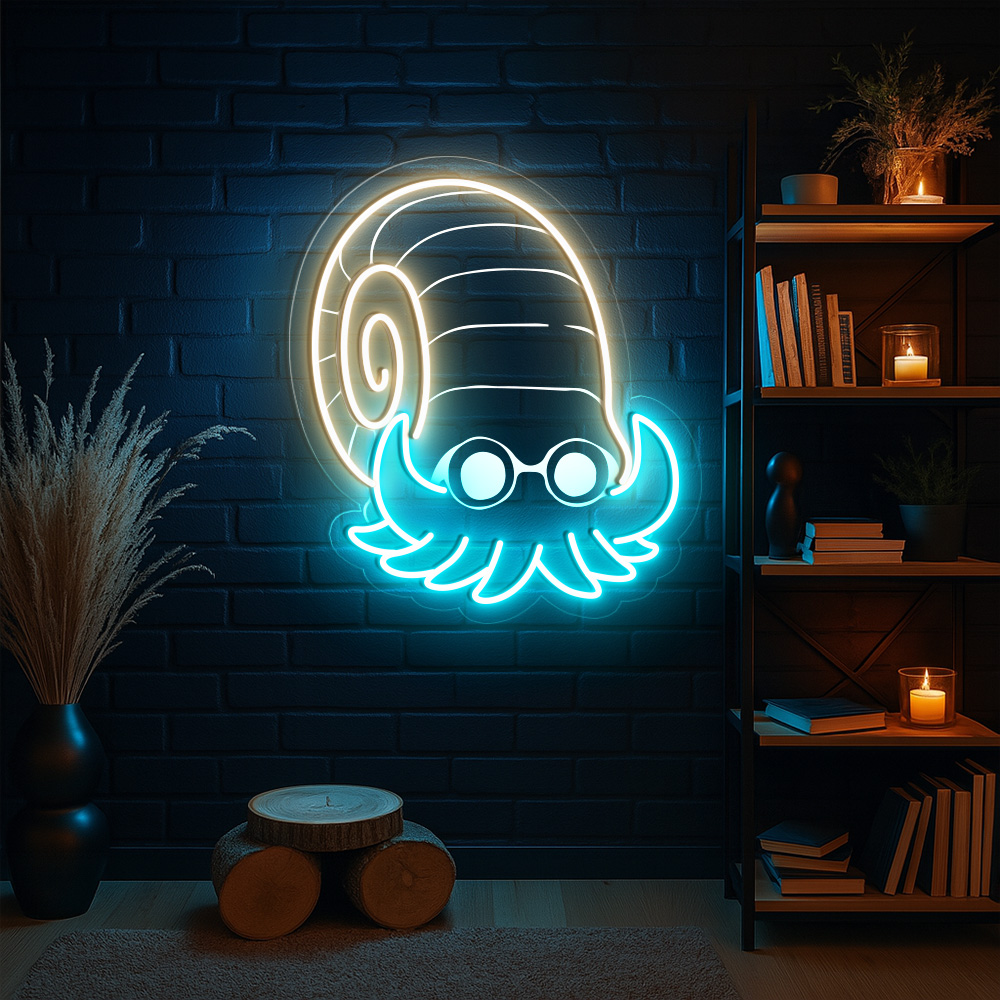 Omanyte Pokemon Laser Sign