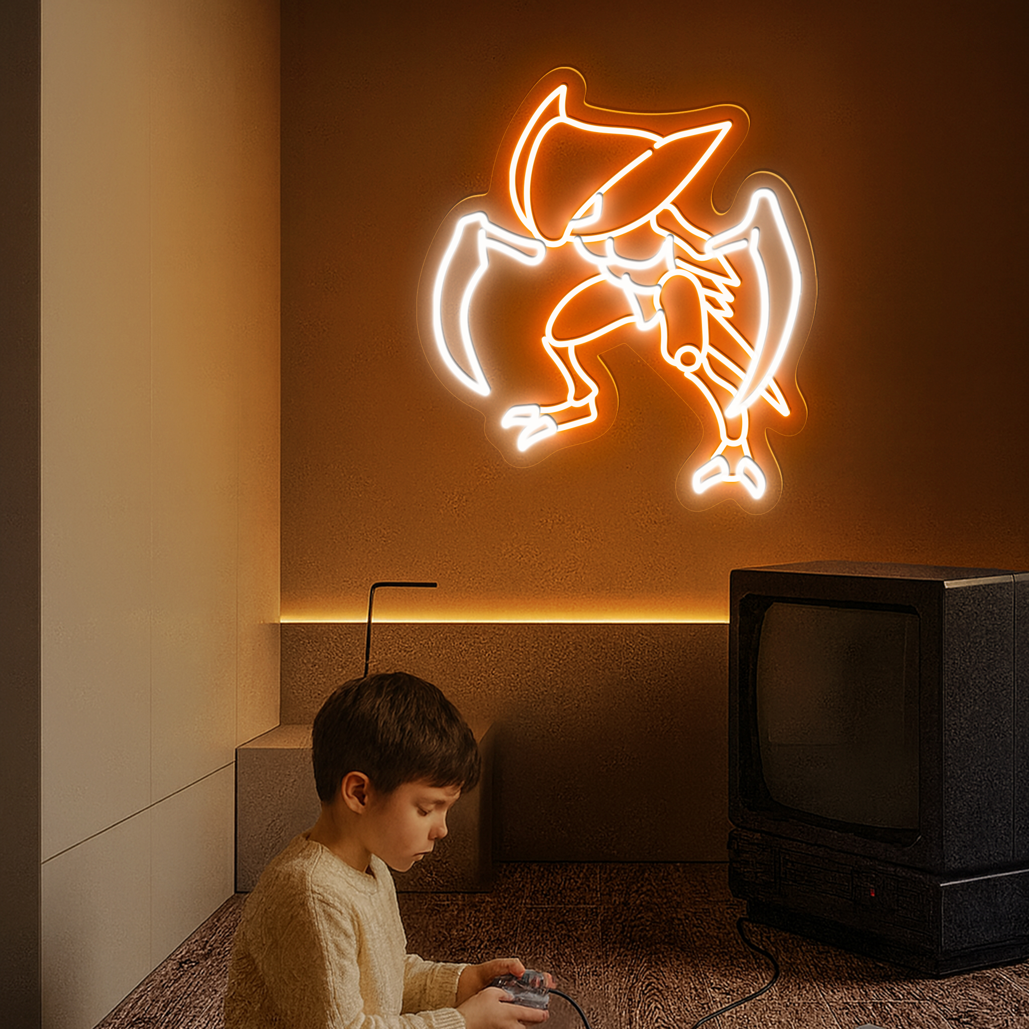 Kabutops Pokemon Neon Sign