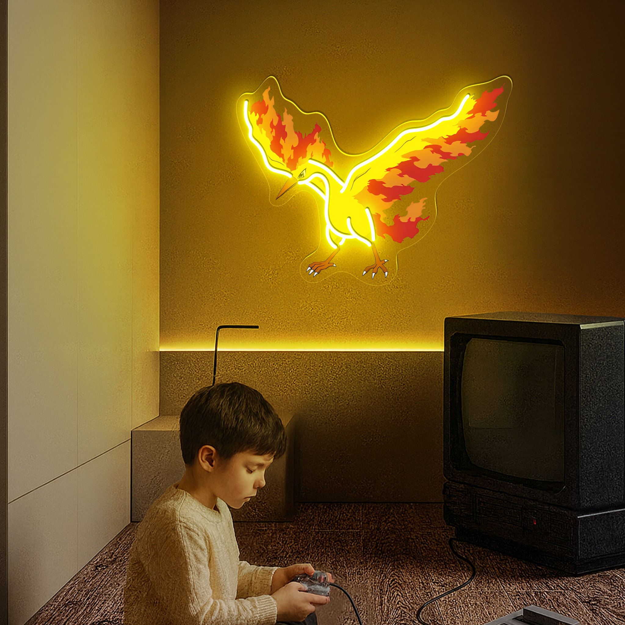 Moltres Pokemon UV Signs