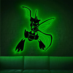 Scyther Pokemon Metal Signs
