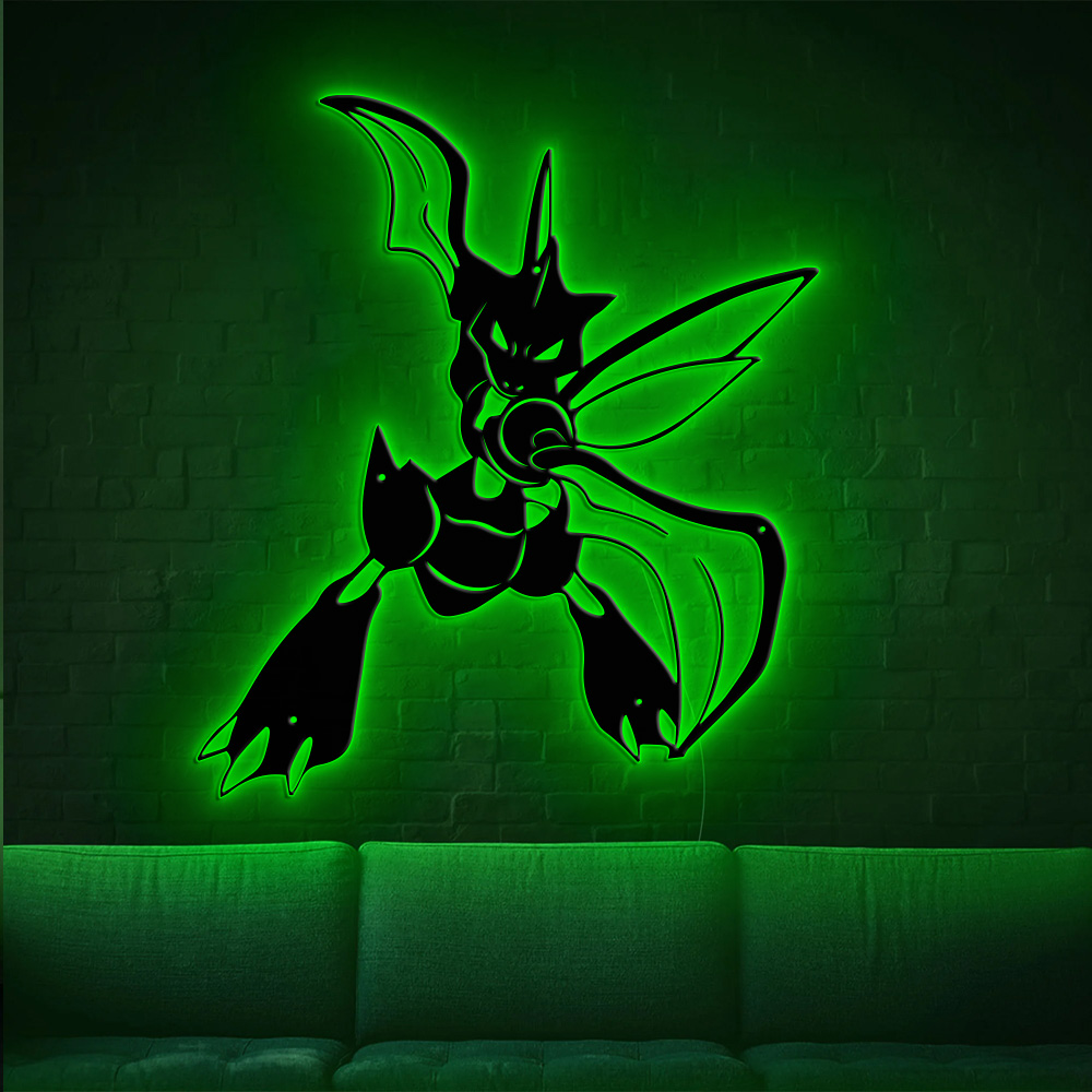 Scyther Pokemon Metal Signs