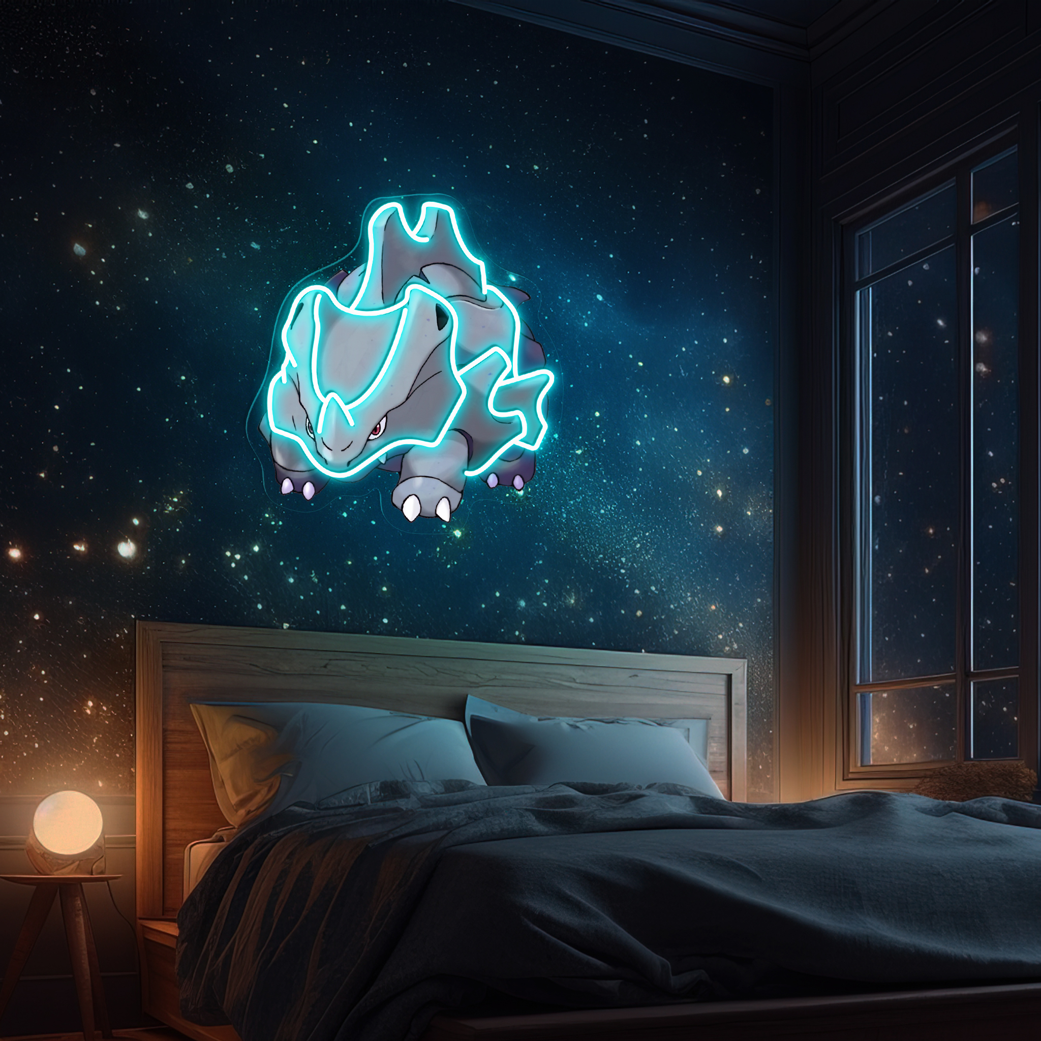 Pokemon Rhyhorn UV Signs