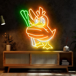 Farfetch'd Pokemon Neon Signs