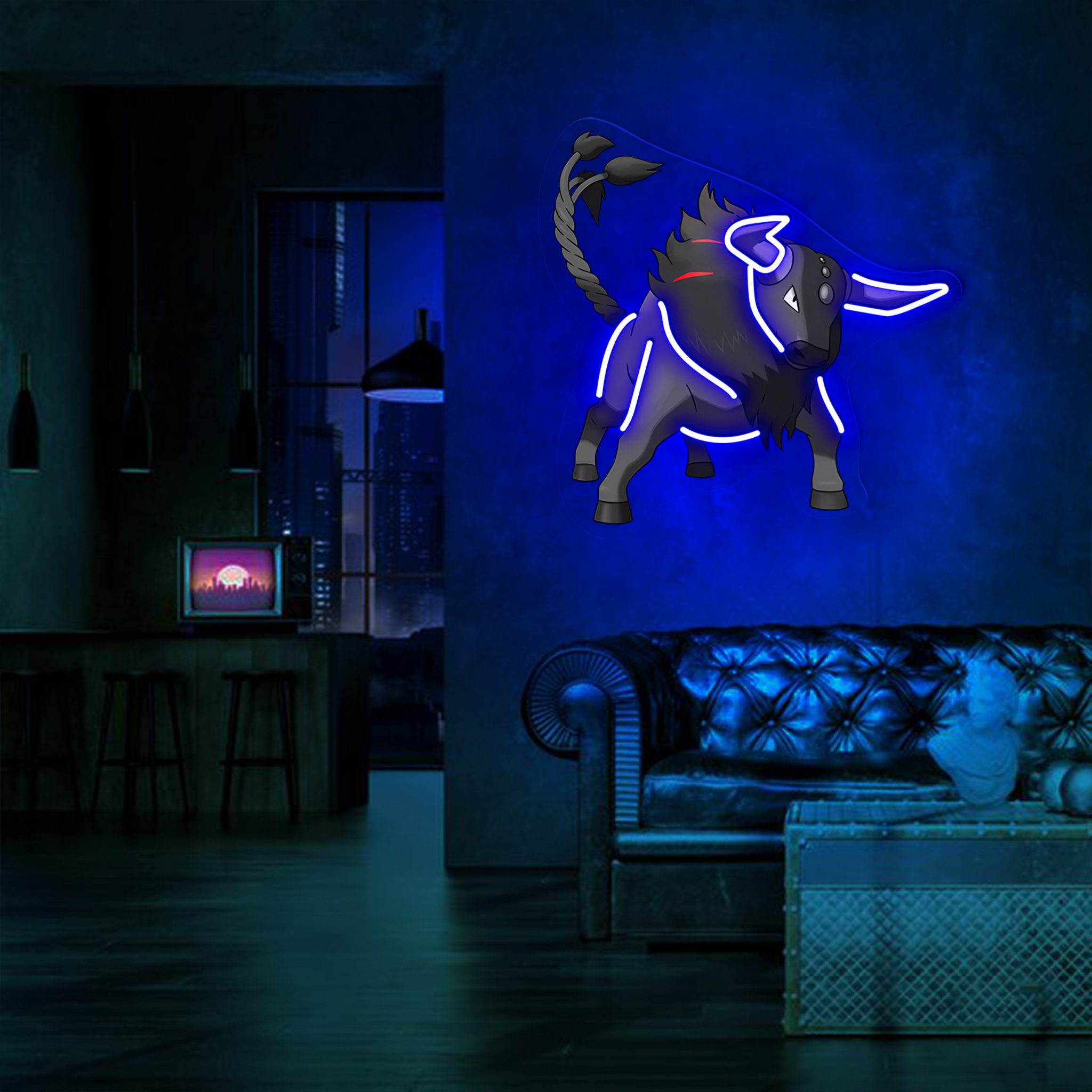 Pokemon Tauros UV Signs