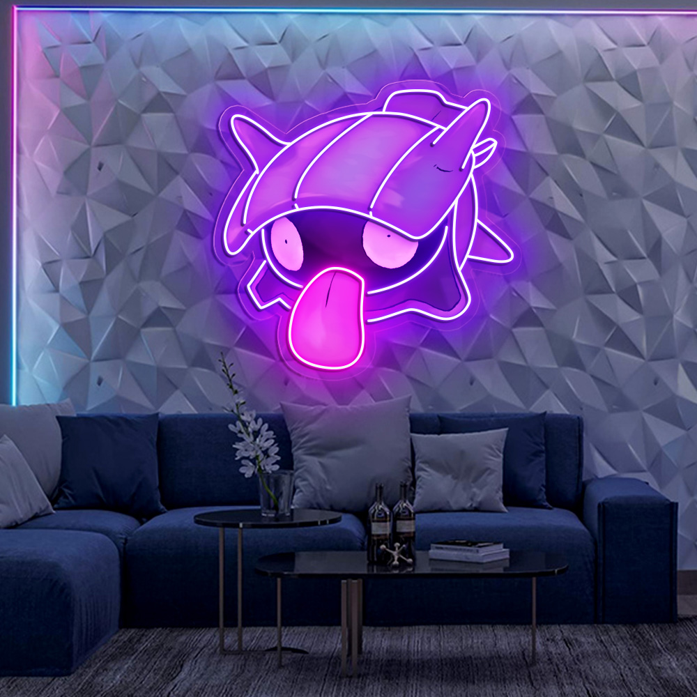 Shellder Pokemon UV Sign