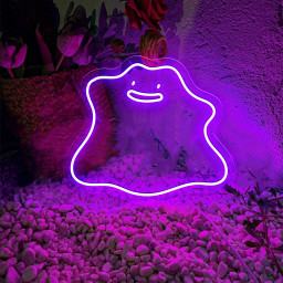 Pokemon Ditto Neon Sign