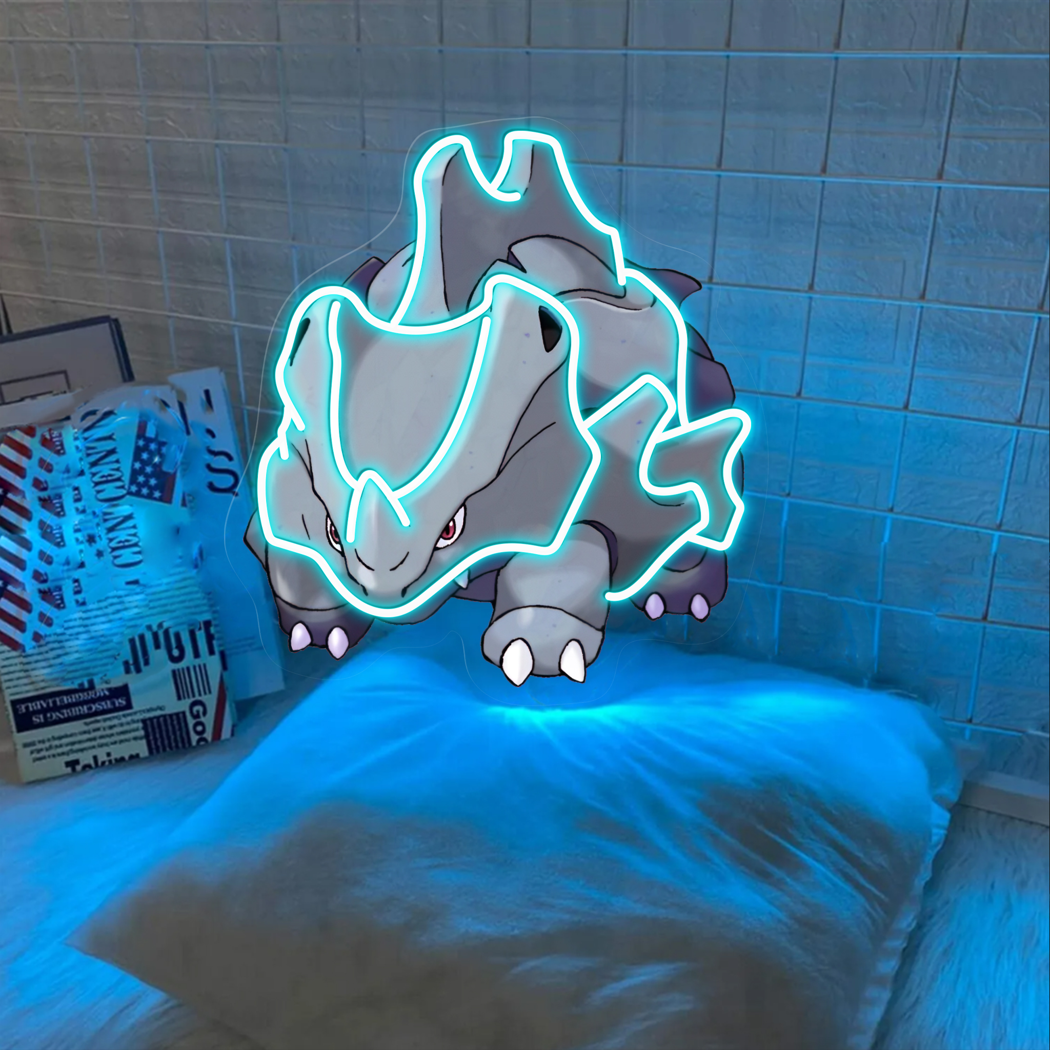 Pokemon Rhyhorn UV Signs